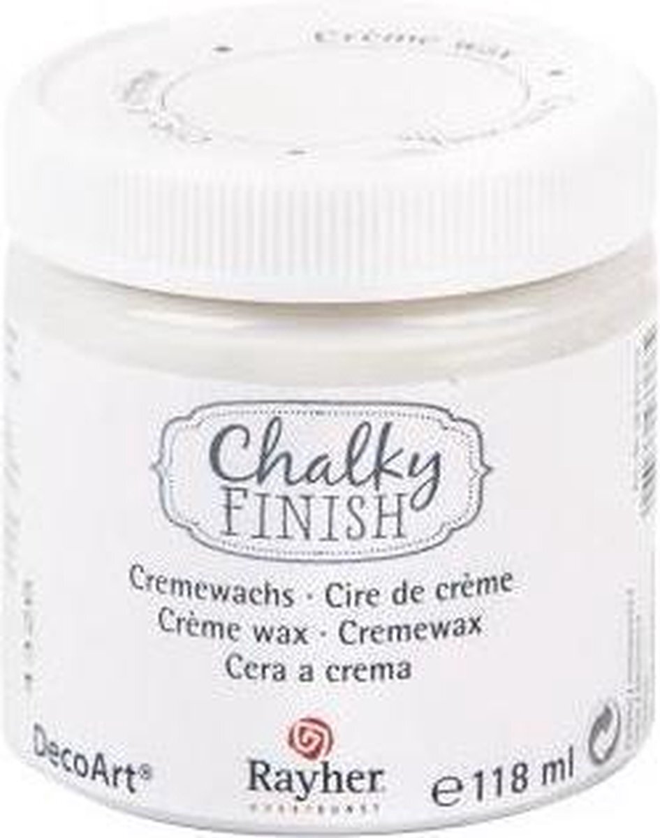 RAYHER CHALKY FINISH DECOART CREMEWAX TRANSPARANT 118ml