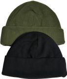 Urban Classics Fleece 2-Pack Beanie Muts Groen/Zwart