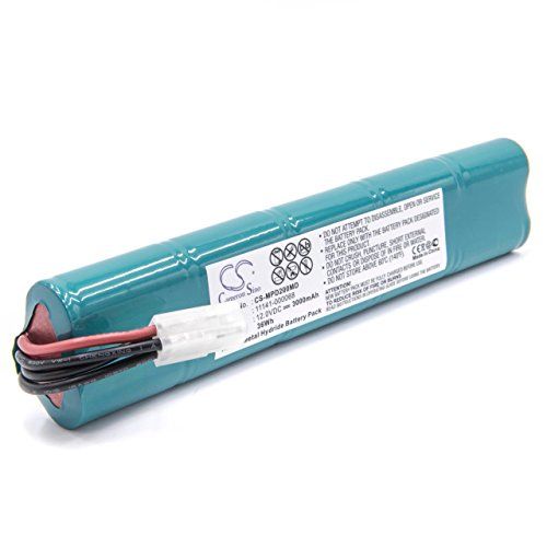 VHBW Vervangende batterij voor 11141-00068 voor medicijnen (3000 mAh, 12 V, NiMH)