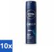 NIVEA MEN Deospray Deep Beat - 150 ml - Voordeelverpakking - 10 stuks