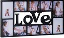 Relaxdays Fotolijst LOVE - 10 Foto's - Collage Zwart