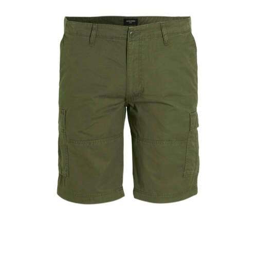 JACK & JONES PLUS SIZE JACK & JONES PLUS SIZE regular fit cargo short Plus Size olijfgroen