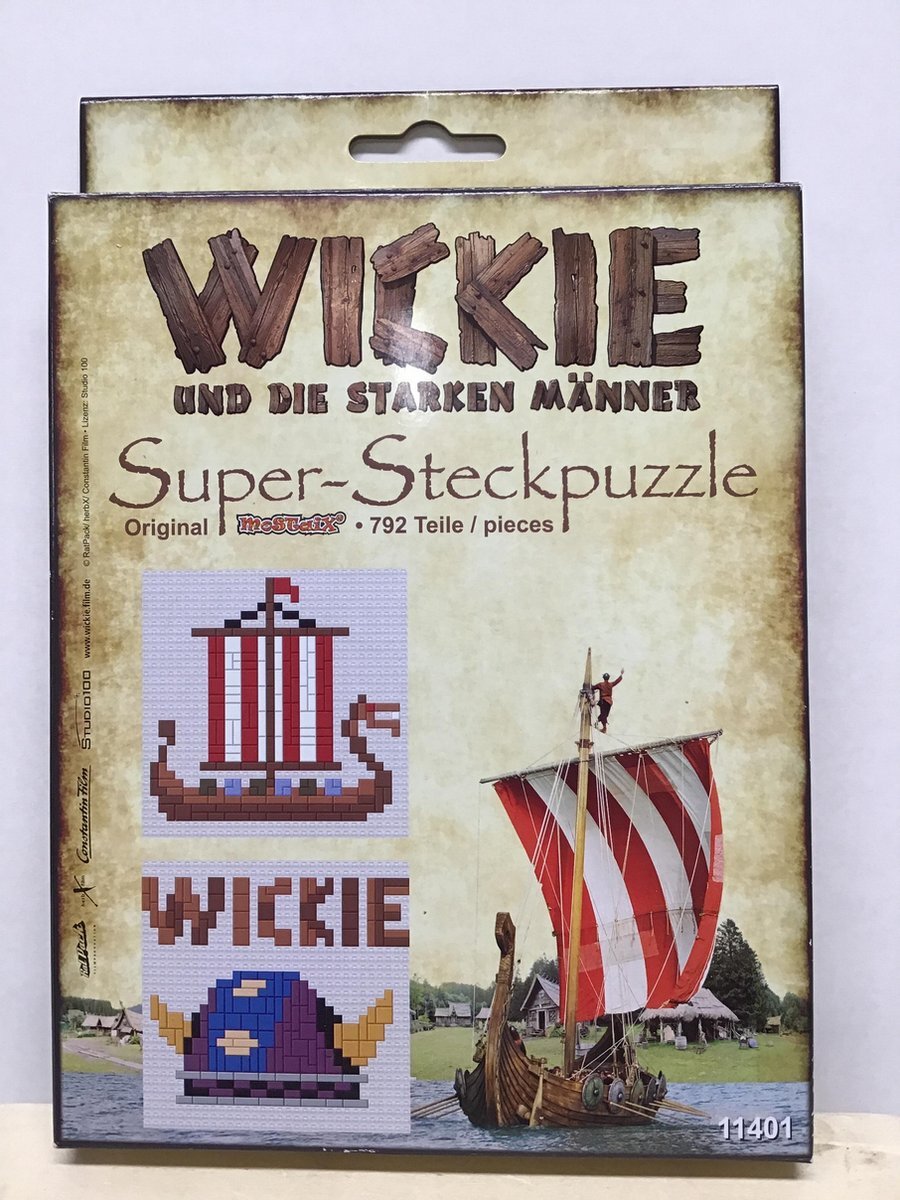 autec AG Wicky schip en helm Super steck puzzel 792 delig