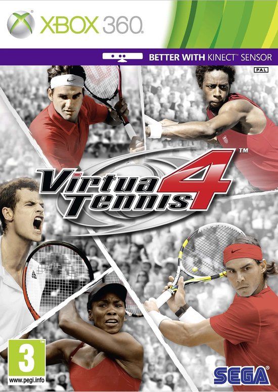 Virtua Tennis 4 (Xbox 360) - Kinect Compatible
