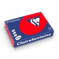Clairefontaine Clairefontaine gekleurd papier koraalrood 160 grams A4 (250 vel)