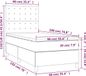vidaXL Boxspring met matras kunstleer wit 90x190 cm