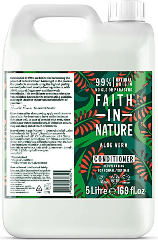 Faith in Nature Conditioner Aloe Vera – Refill 5L