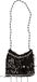 Chaks Sac Charleston - avec paillettes/plume - noir - pour femme