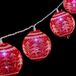 Krist+ Bollenslinger LED 2 m Kerstboom Ø 6 cm Rood Wit