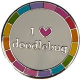 DOODLEBUG COLL PIN I LOVE DB