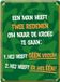 Paper dreams Metal signs - Twee redenen