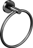 Aloni Handdoekring 16cm Gunmetal Grijs