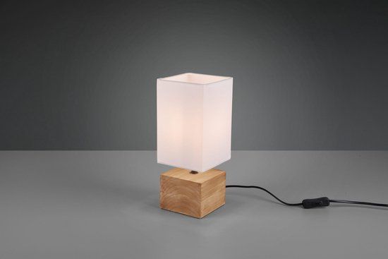 Tafellamp REALITY Woody - Bruin - E14 - 40W - Hout