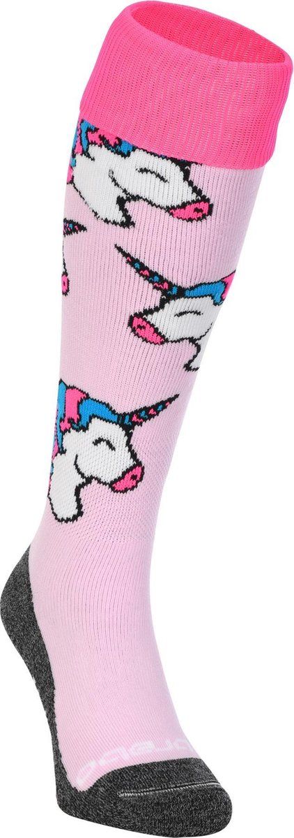 Brabo BC8440B Socks Unicorn Soft Pink - Soft Pink - Vrouwen - Maat 31-35