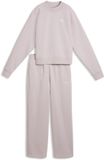 PUMA Loungewear Standard Sweat Suitt FL cl Vrouwen Trainingspak Katoen Misty Pink Maat M