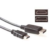 Ewent Verloop kabel DisplayPort male – HDMI-A male