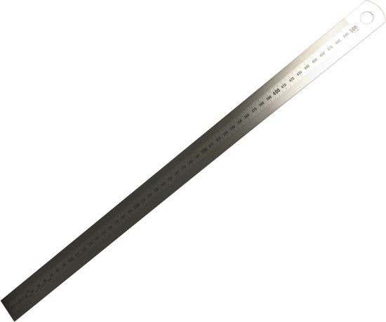 Vogel Liniaal - 500 mm - Staal - Met Maatverdeling - 34160500