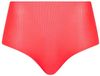 Chantelle ondergoed Pulpies Seamless taille slip - high waist naadloze hoge dames slip - Invisible dames onderbroek - Rood / M/L