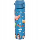 Merkloos Kinderbidon 500ml Blauw met Vliegtuigen