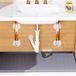 Tapis antidérapant imperméable, 86x56 cm, noir, protection pour placards de cuisine