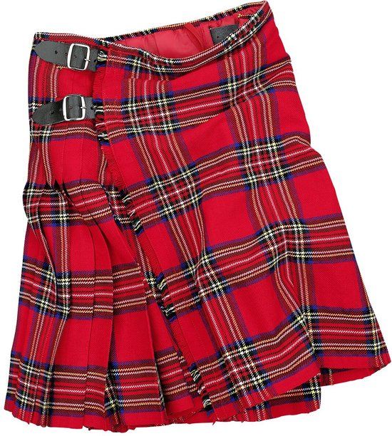 Black Premium by EMP Rood geruite kilt - Heren - M
