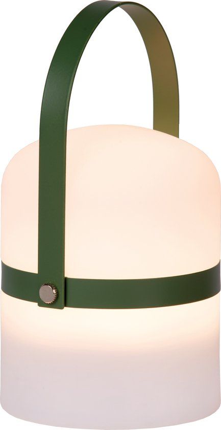 Lucide Little Joe - Outdoor/Indoor LED Table Lamp - Green - Ø 10 cm - Rechargeable