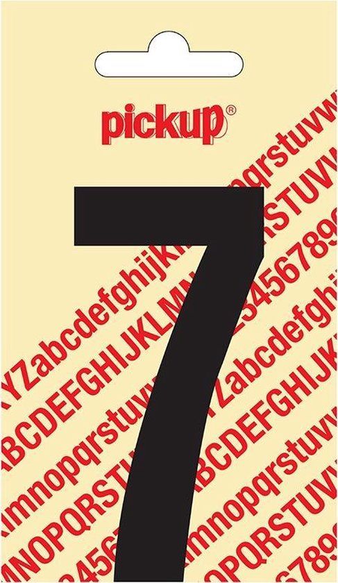 Pickup Plakcijfer Nobel 90 mm Zwart 7