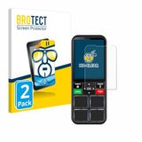 BROTECT - Screenprotector voor Geemarc CL8000 - Folie Beschermfolie transparant 2 Stuks