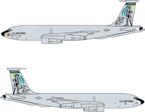 Platts Dragon modellen 1/400 USAF KC-135D 117th ARS Kansas ANG "40th Anniversary" (Japanse import)