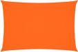 Zonnezeil rechthoekig 2,5x4,5 m oxford stof oranje
