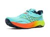 Saucony Peregrine 16 Dames Chaussures de trail Aqua / Citron Piscine 39