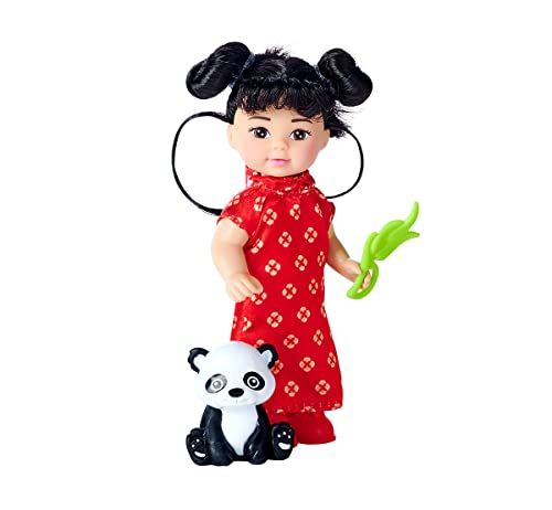 Simba Evi Love Animal World - Mini Pop - 12 cm - Olifant, Giraffe of Panda - 3-voudig gesorteerd