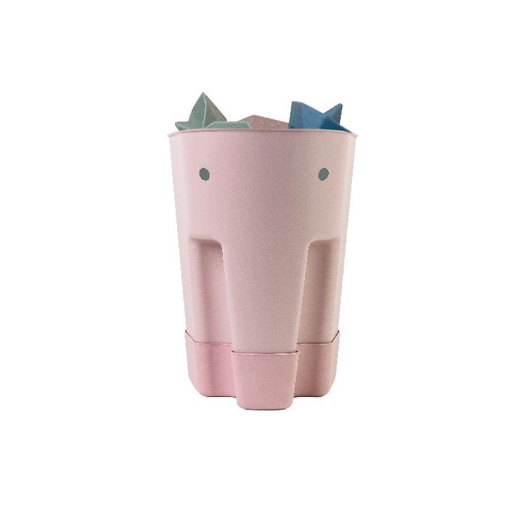 Shnuggle Opberger Ellie Bath Toy Caddy Blush