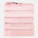 The One Towelling Badhanddoek - 70x140 cm - 5 stuks - Hotelkwaliteit - 450 g/m² - 100% Gekamd katoen - Salmon