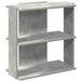 VidaXL Boekenkast 3-laags 60x30x60 cm bewerkt hout betongrijs