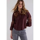 Tramontana gebloemde blouse - bruin