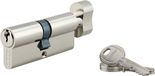 Thirard Serrure à cylindre 2705 - HG 5, 3/4 mm, Cylindre à bouton, Laiton, Nickel