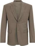 WE Fashion Heren Slim Fit Blazer Taupe