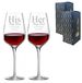 Verres à vin personnalisés pour couples