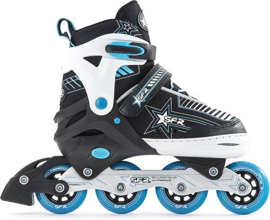 SFR Inlineskates Pulsar Junior Blauw Maat 35.5/39.5