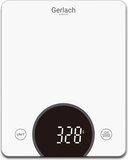 Gerlach - Glazen Keukenweegschaal met LED display - Wit