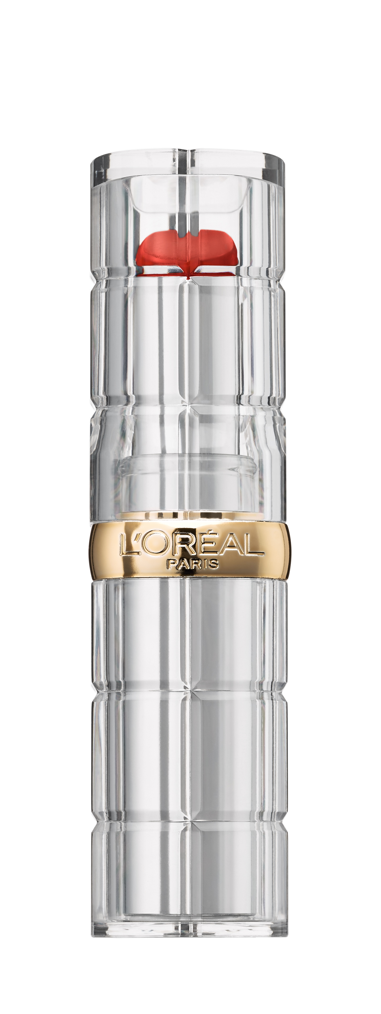 L'Oréal Make-Up Designer Color Riche Shine Lipstick - 350 Insanesation - Rood - Intens Glanzende Lippenstift - 4,54 gr.