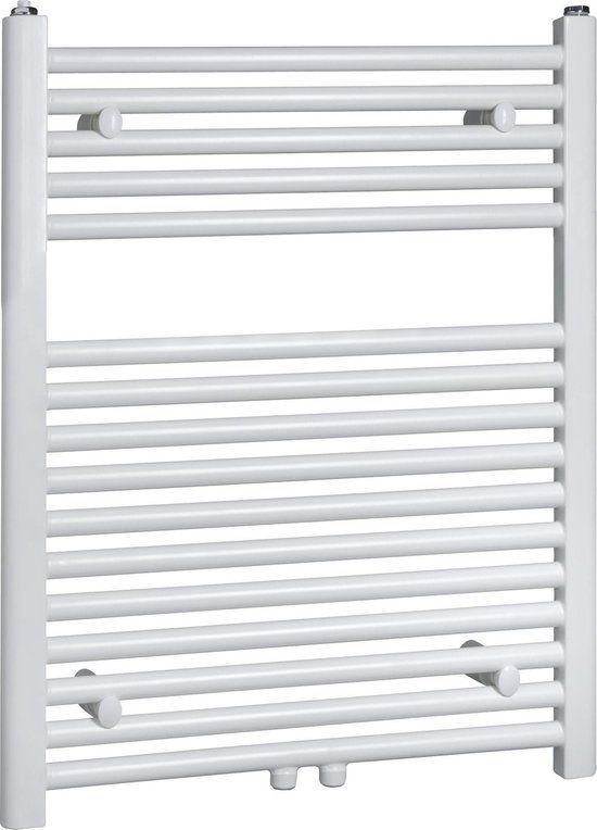 Designradiator Zero 77 Glossy White - 80x60cm - Aluminium - 445W