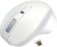 Matias M20DCW Ergonomische muis Draadloos Optisch Wit 4 Toetsen 1000 dpi, 1600 dpi Ergonomisch