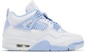 Nike Air Jordan 4 - Sneakers - Dames - Wit Aluminum