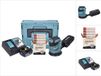 Makita DBO 180 RT1J accu excentrische schuurmachine 18 V 125 mm + 1x accu 5,0 Ah + oplader + Toolbrothers SPIDER schuurset netschuurmiddelen + Makpac