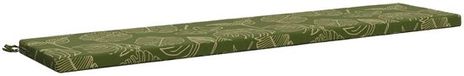 vidaXL Bankkussen SOEST 100% Polyester Bladontwerp 200 x 40 x 5 cm