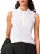Lacoste Polo Stretch Femme - Taille S (36) - Blanc