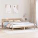 Maison Exclusive - Lit, marron, 200 x 200 cm, pin massif