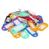 Sleutelhangers 90 stuks sleutelhangers kleurrijk beschrijfbaar bont 90 stuks klassiek, Kleurrijk, 90 Stück, klassiek